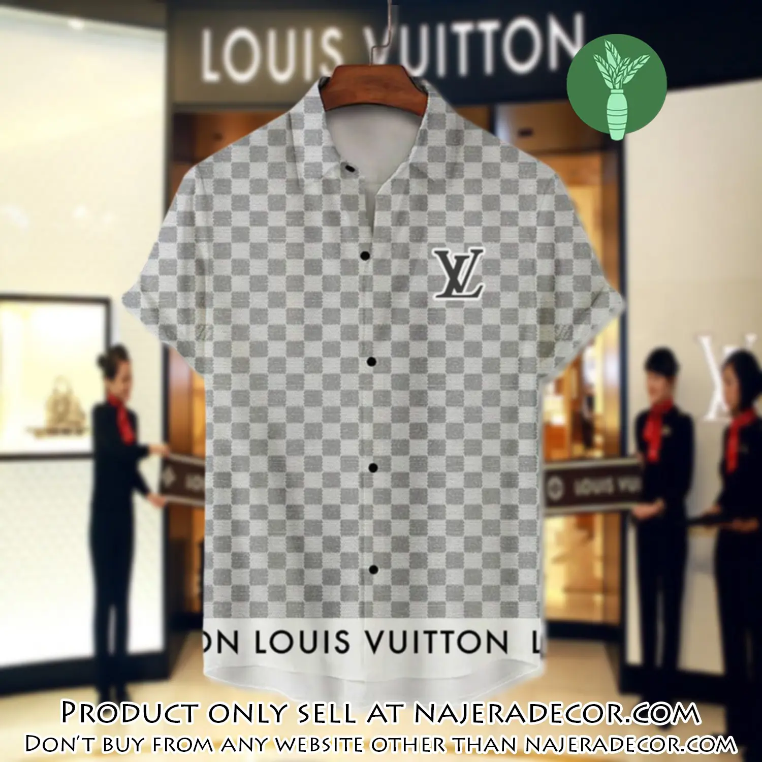 Lv louis vuitton luxury hawaiian shirt & short set lhs1201 njr2251284